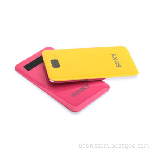 5,000mAh ultra-thin rechargeable external battery charger, mobile phone